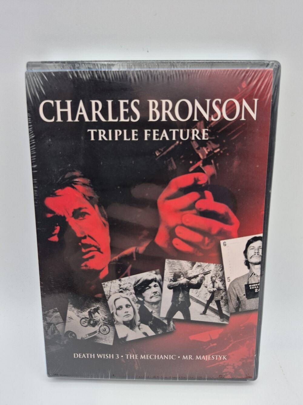Charles Bronson Triple Feature DVD: Death Wish 3, The Mechanic, Mr. Majestyk NEW